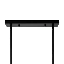 Farmhouse Candle Style Linear Rectangular Cage Island Chandelier