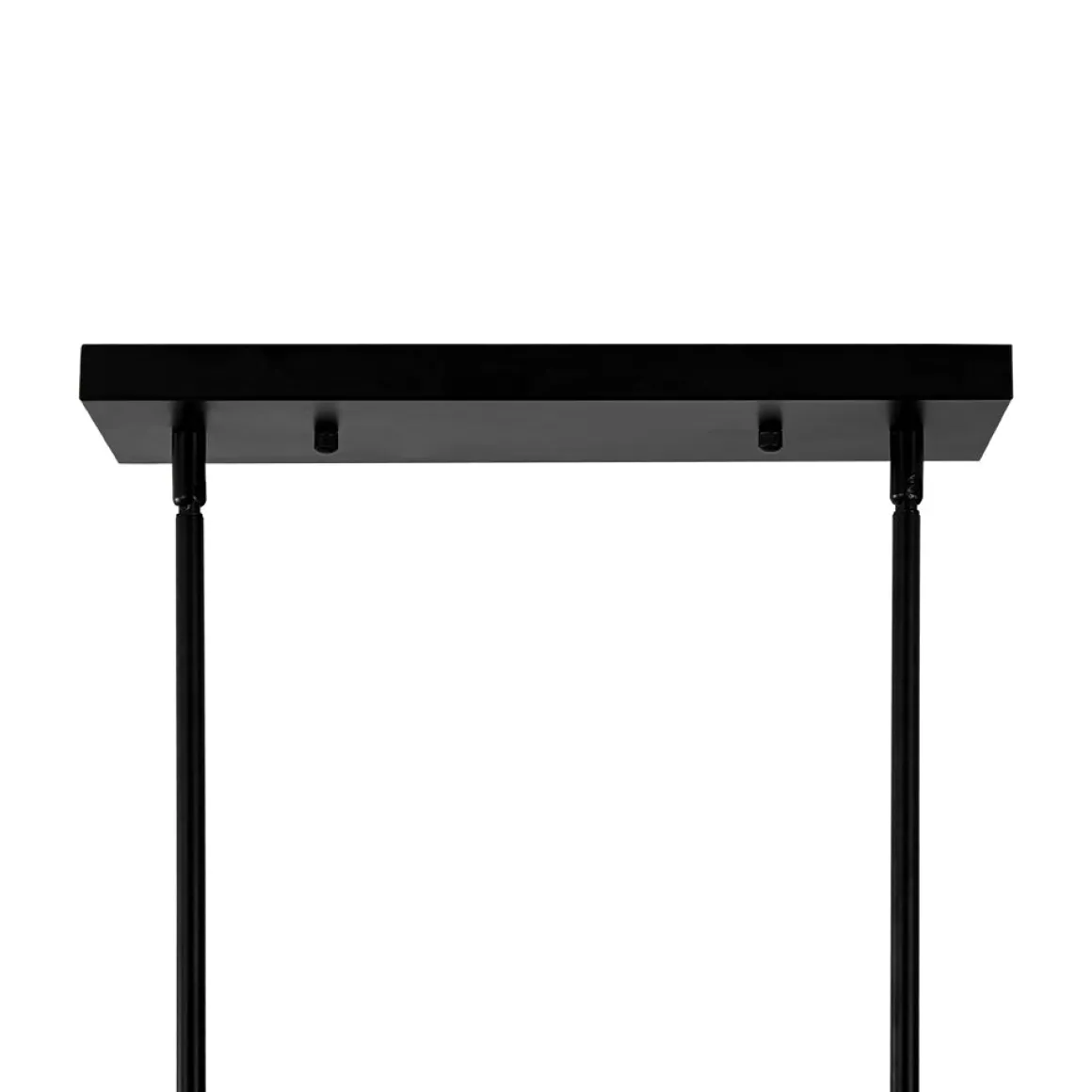 Farmhouse Candle Style Linear Rectangular Cage Island Chandelier