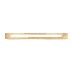 Farmhouse Dimmable LED Wood Oval Flush Mount Light