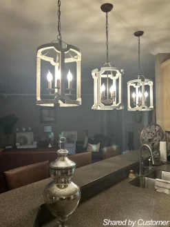 Farmhouse Wood Cylinder Pendant Light