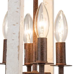 Farmhouse Wood Cylinder Pendant Light