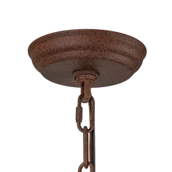 Farmhouse Wood Cylinder Pendant Light