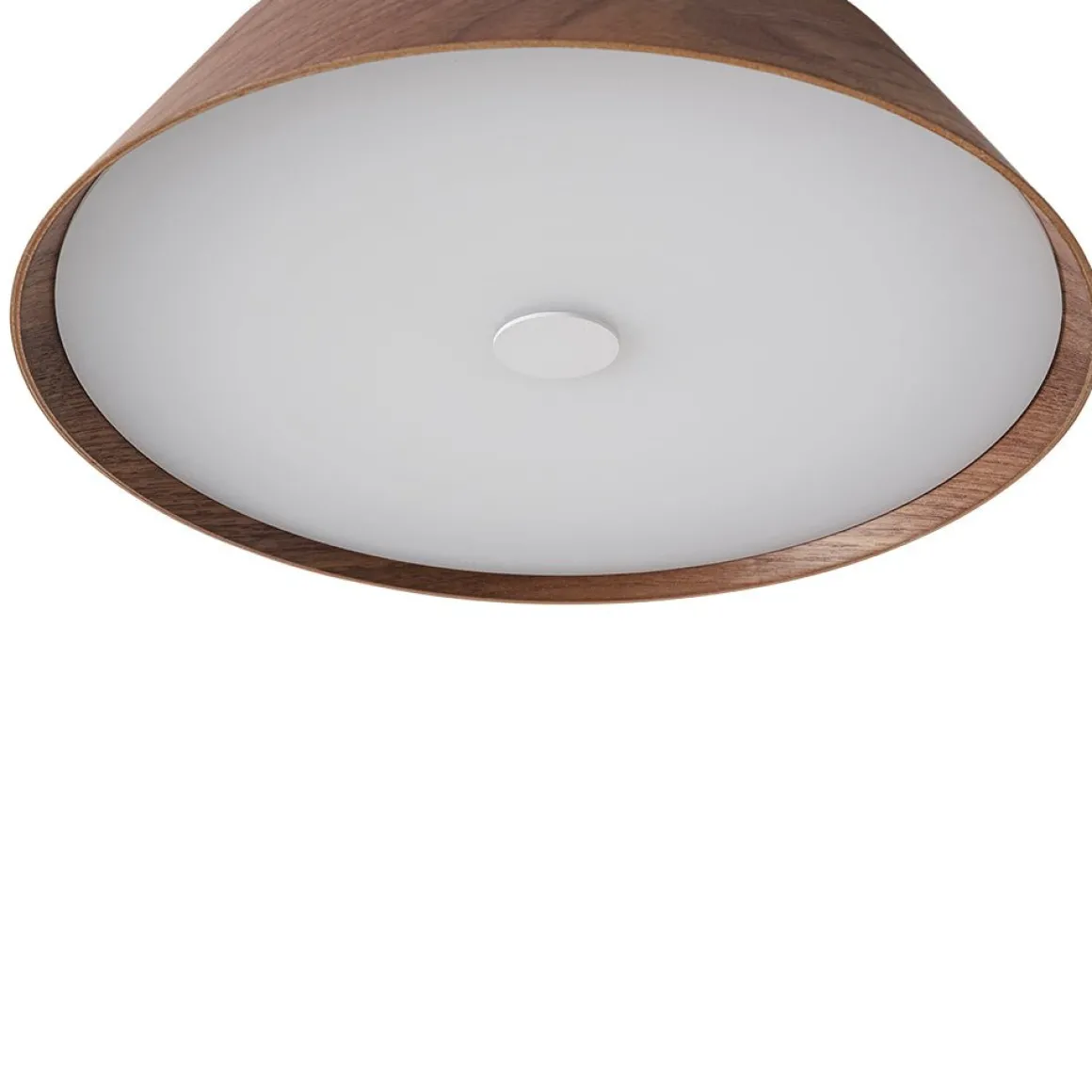 Farmhouse Wood Grain Dimmable LED Round Flush Mount Light