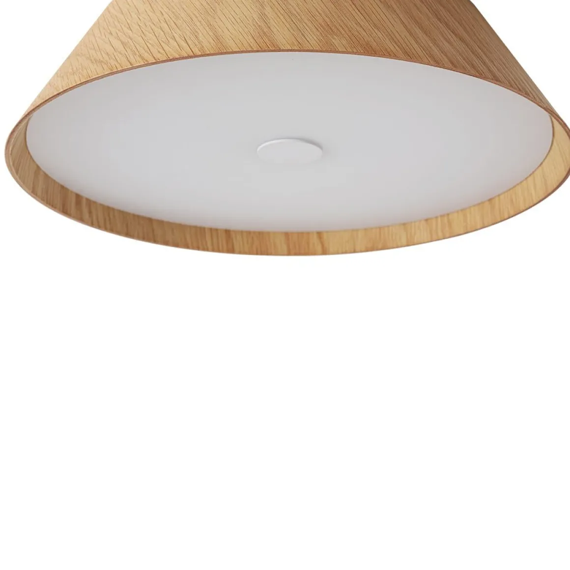 Farmhouse Wood Grain Dimmable LED Round Flush Mount Light