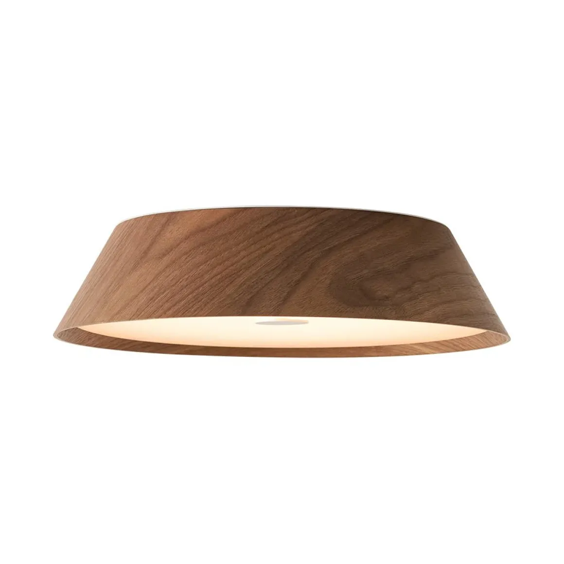 Farmhouse Wood Grain Dimmable LED Round Flush Mount Light
