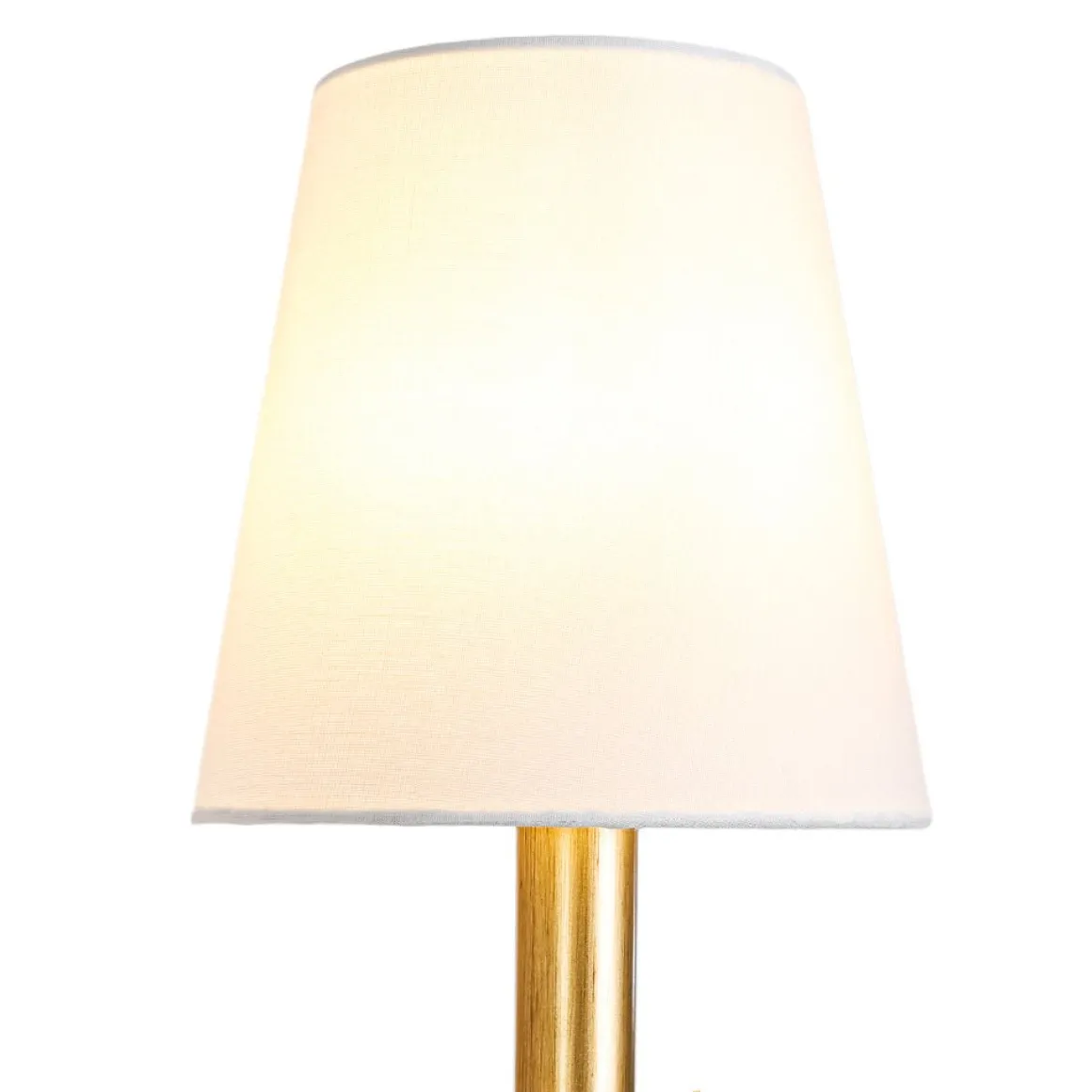 French Country 1-Light Fabric Conical Vanity Wall Sconce