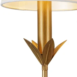 French Country 4-Light Fabric Round Candle Style Chandelier