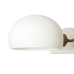 French Country 4-Light Frosted Glass Round Sputnik Chandelier
