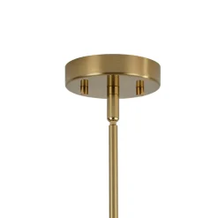 French Cylinder Ribbed Glass Round Tiered Candle Chandelier