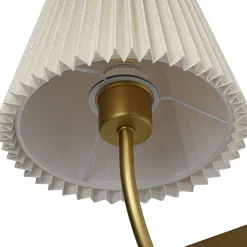 French Elegant 1-Light Pleated Fabric Wall Lamp
