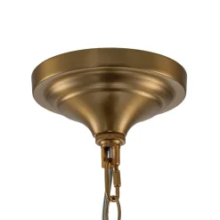 French Farmhouse 1-Light Glass Bell Kitchen Pendant Light