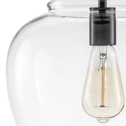 French Farmhouse 1-Light Glass Bell Kitchen Pendant Light