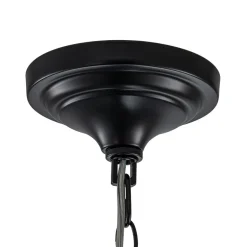 French Farmhouse 1-Light Glass Bell Kitchen Pendant Light