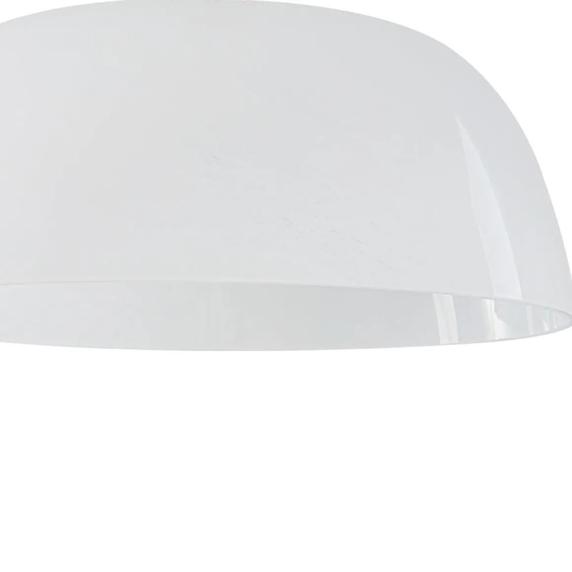 French Luxe 1-Light White Clouded Glass Round Pendant