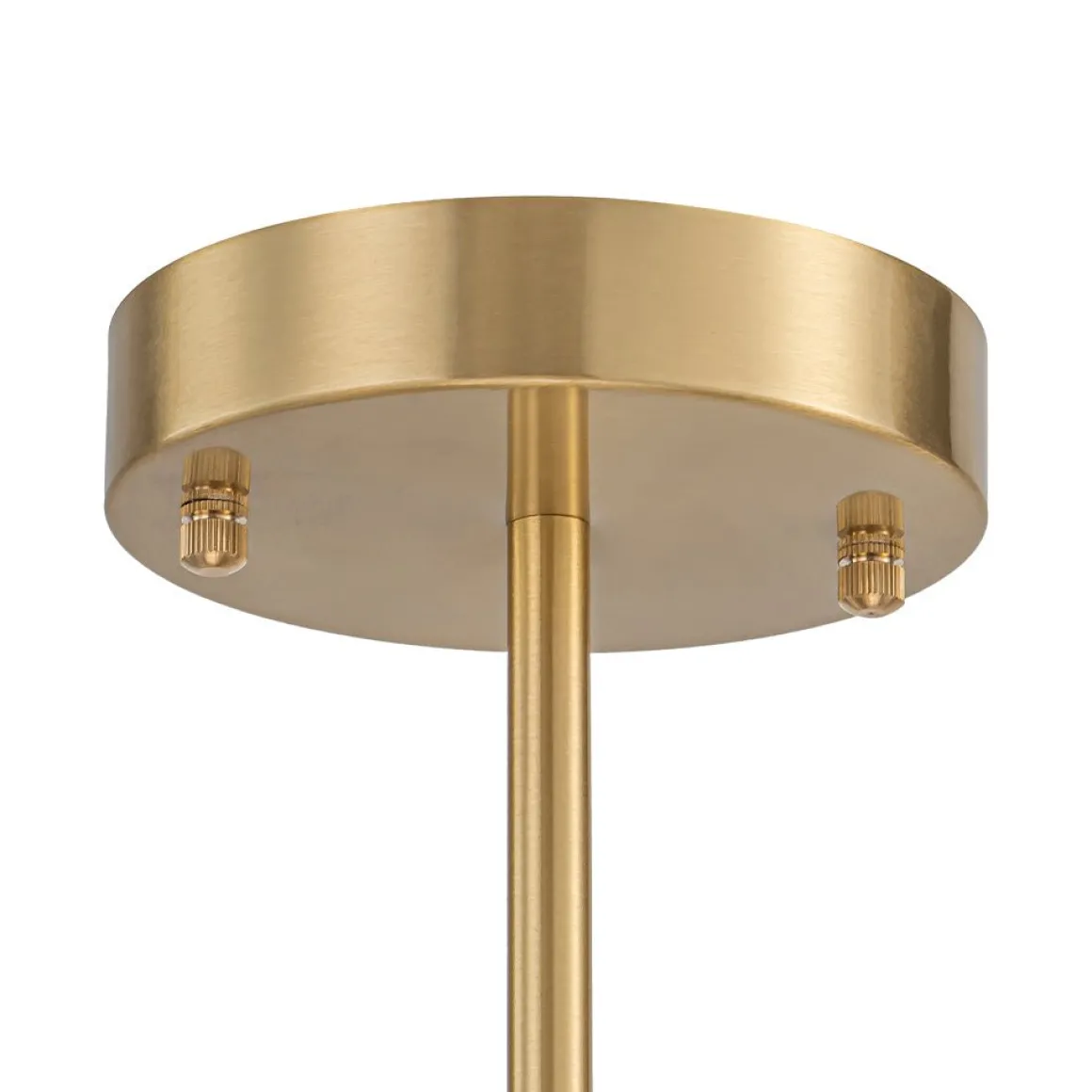 Frosted Glass Bubble 2-Tier Sputnik Semi Flush Chandelier