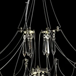 Galaxy Glam Luxury LED Starlight Crystal Chandelier