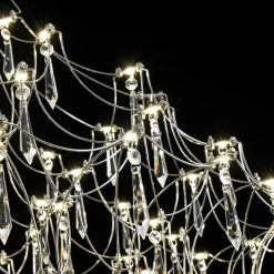 Galaxy Glam Luxury LED Starlight Crystal Chandelier
