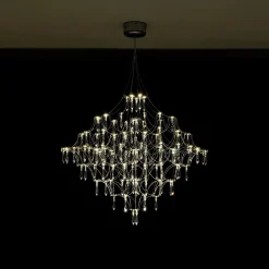 Galaxy Glam Luxury LED Starlight Crystal Chandelier
