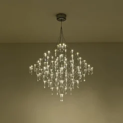 Galaxy Glam Luxury LED Starlight Crystal Chandelier