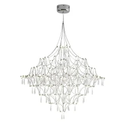 Galaxy Glam Luxury LED Starlight Crystal Chandelier
