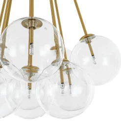 Glam Bouquet Cluster Glass Globe Bubble Ceiling Chandelier