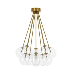 Glam Bouquet Cluster Glass Globe Bubble Ceiling Chandelier