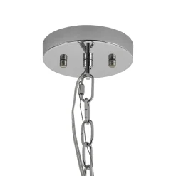 Glam Chrome Bloom Dandelion Crystal Sputnik Chandelier