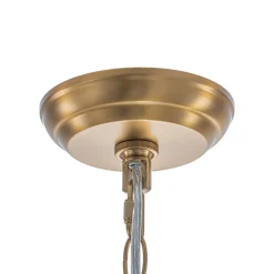 Glam Cluster Ribbed Smoked Glass Globe Bubble Chandelier