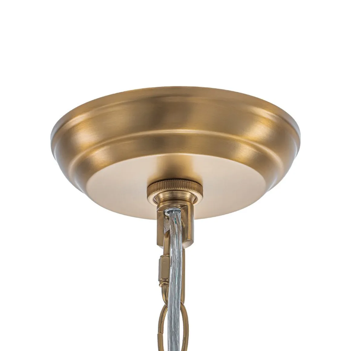 Glam Cluster Ribbed Smoked Glass Globe Bubble Chandelier