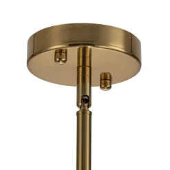 Glam 10-Light Blue Glass Globe Bubble Chandelier