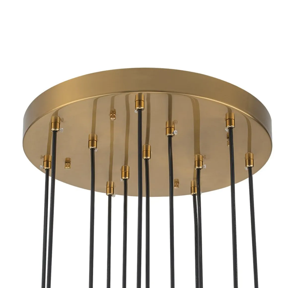 Glam 12-Light Cluster Cutting Crystal Pendant Chandelier