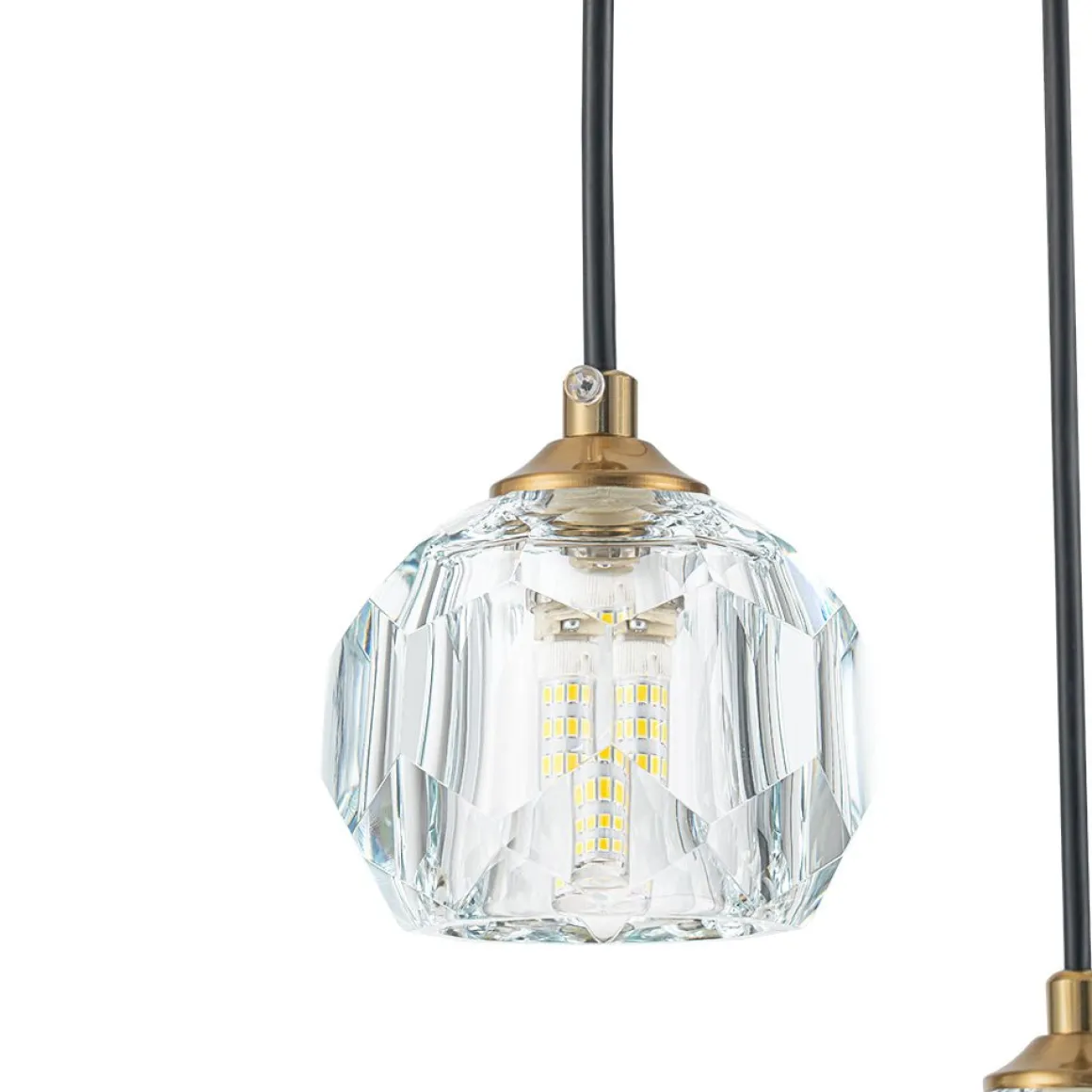 Glam 12-Light Cluster Cutting Crystal Pendant Chandelier