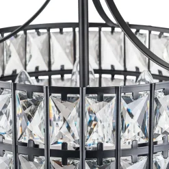 Glam 4-Light Drum Crystal Ceiling Light