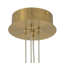 Glam Shine Opal Glass Globe Cluster Bubble Chandelier