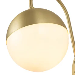 Goose Arm Globe Wall Sconce
