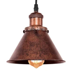 Industrial 1-Light Cone Pendant Light