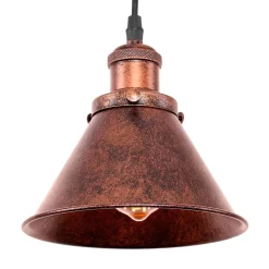 Industrial 1-Light Cone Pendant Light