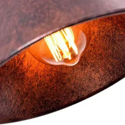 Industrial 1-Light Cone Pendant Light