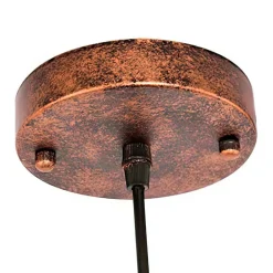 Industrial 1-Light Cone Pendant Light