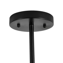 Industrial 6-Light Pipeline Sputnik Semi Flush Mount