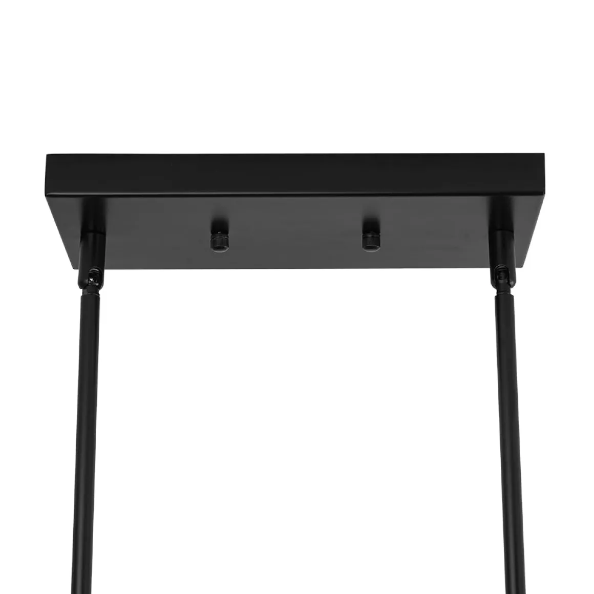 Industrial 8-Light Rectangular Kitchen Island Chandelier
