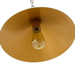 Industrial 1-Light Rusty Silver Iron Cone Kitchen Pendant