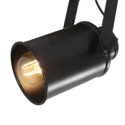 Industrial 3-Light Semi Flush Track Light