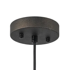 Industrial Oversized Iron Bell Dome Pendant Light Black Gold Powder