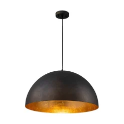 Industrial Oversized Large Metal Dome Pendant Light