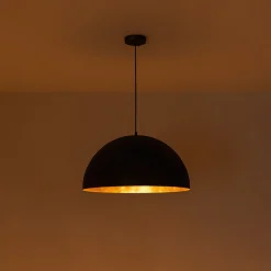 Industrial Oversized Large Metal Dome Pendant Light