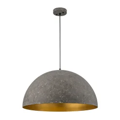 Industrial Oversized Large Metal Dome Pendant Light