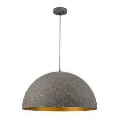 Industrial Oversized Large Metal Dome Pendant Light