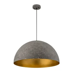 Industrial Oversized Large Metal Dome Pendant Light