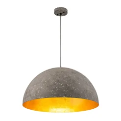 Industrial Oversized Large Metal Dome Pendant Light